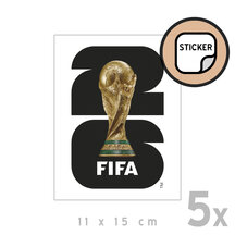 Stickers (5x) Fifa WK voetbal 2026 (11 x 15 cm)