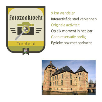 Fotozoektocht Turnhout - Fysiek spelbord + wandelroute