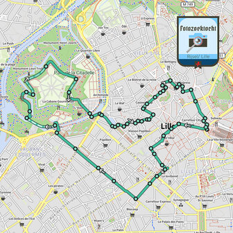 Fotozoektocht Rijsel/ Lille - Fysiek spelbord + wandelroute