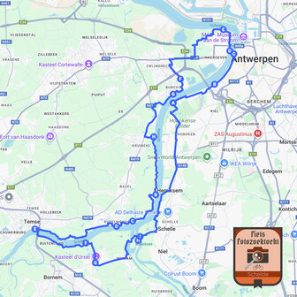 Digitale Fiets Fotozoektocht Beneden-Schelde
