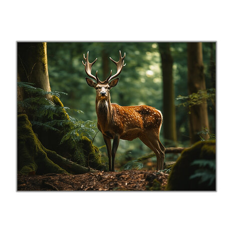 Wall Art "Het Zomerbos" • Dibond • met 4 boorgaten