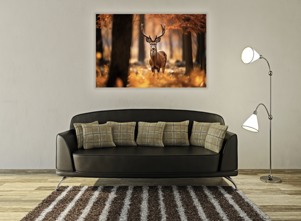 Wall Art "Het Herfstbos" • Dibond • met 4 boorgaten • Panorama