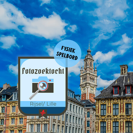 Fotozoektocht Rijsel/ Lille - Fysiek spelbord + wandelroute ** ZOMER PROMO **