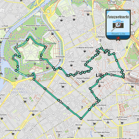 Digitale Fotozoektocht Rijsel/ Lille