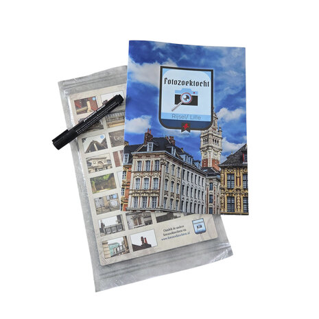 Fotozoektocht Rijsel/ Lille - Fysiek spelbord + wandelroute