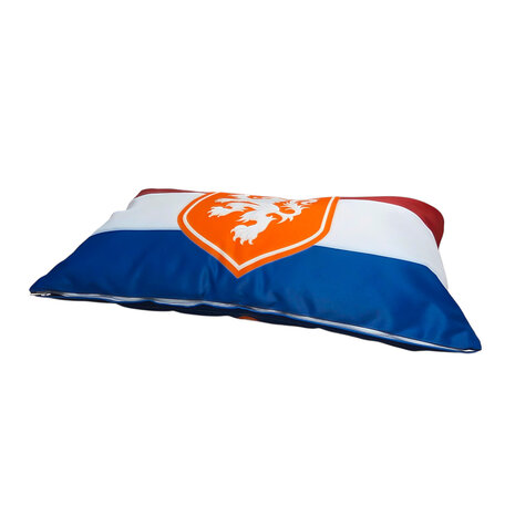Fan kussen Nederlands Elftal met vlag (50 x 30 cm)